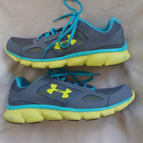 Womens Under Armour Micro G Velocity Performance Sneaker - Picture 1 of 11